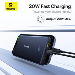 Baseus PicoGo 10000mAh Power Bank - 20W Dual Type-C Output with Digital Display
