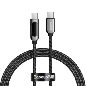 Baseus Display Fast Charging Data Cable Type-C to Type-C 100W 1M - Black