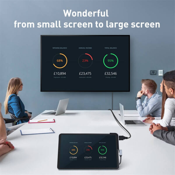 Baseus Bend Angle No.7 Multifunctional Type-C HUB Converter - 6-in-1 with 100W PD, 4K HDMI, USB 3.0, SD/TF - Image 6