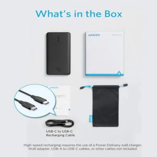 Anker PowerCore III Sense 10,000mAh - 18W USB-C Power Delivery Fast Charging Power Bank - Image 3