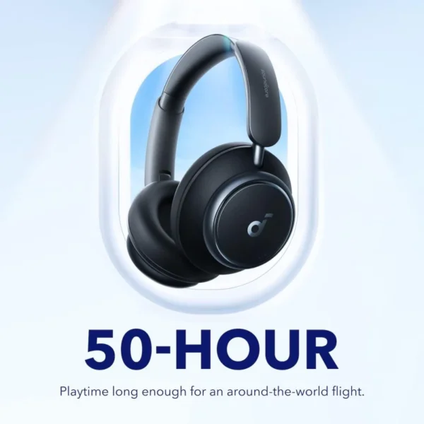 Soundcore Space Q45 - Adaptive ANC Wireless Headphones | Hi-Res Audio, 50H Playtime, Multipoint & Transparency Mode