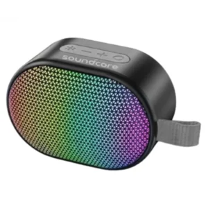 Anker Soundcore Pyro Mini - Portable Bluetooth Speaker with RGB Lights, BassUp-, and 10H Playtime