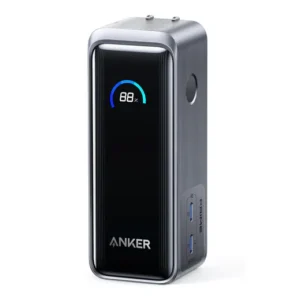 Anker Prime Fusion Power Bank - 9,600mAh | 65W USB-C PD | 2-in-1 Wall Charger + Portable Battery