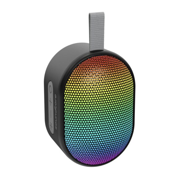Anker Soundcore Pyro Mini - Portable Bluetooth Speaker with RGB Lights, BassUp-, and 10H Playtime - Image 2