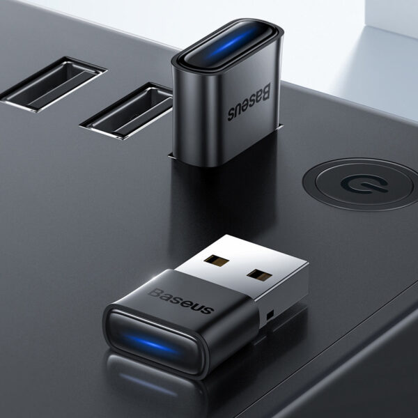 Baseus BA04 Mini USB Bluetooth 5.0 Adapter - Wireless Audio & Data Transmission - Image 3