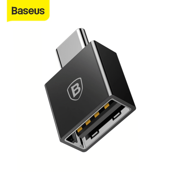Baseus Exquisite Type-C Male to USB 3.0 Female Adapter Converter - OTG, High-Speed, Compact Design