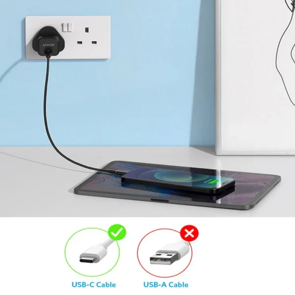 Anker PowerPort III Cube 20W USB-C PD Charger - Compact Fast Charger for iPhone & Android - Image 5