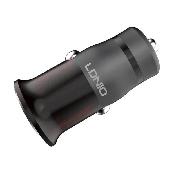 LDNIO C304Q Car Charger - Dual USB with QC3.0 & Micro USB Cable Included - Image 4
