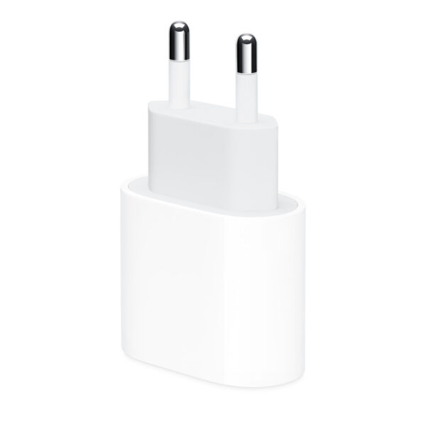 Apple 20W USB-C Power Adapter - 2-Pin EU Plug | Original Fast Charger