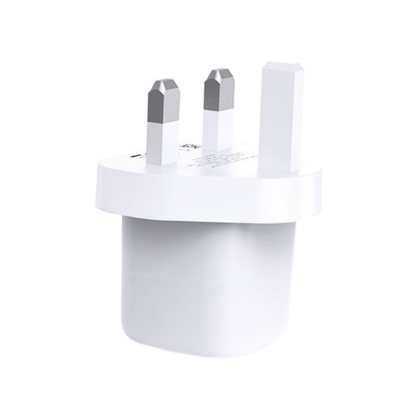 WiWU RY-U33 UK Charger - 33W USB-C PD + QC3.0 Adapter (4.5A, UK Plug) - Image 4