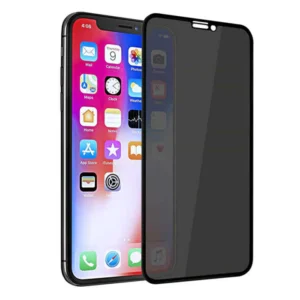 iPhone XS Max  Privacy Screen Protector - 9H Tempered Glass, Anti-Spy, Full Coverage