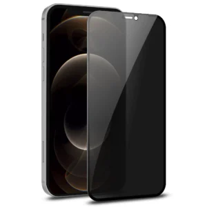 iPhone 12 Pro Privacy Screen Protector - 9D Tempered Glass, Anti-Spy
