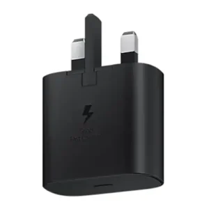 Samsung 25W USB-C Travel Adapter - 3-Pin UK Plug Fast Charger