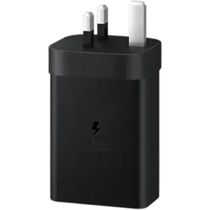 Samsung 65W 3-Pin Power Adapter Trio - Fast Charging with Triple Port Output