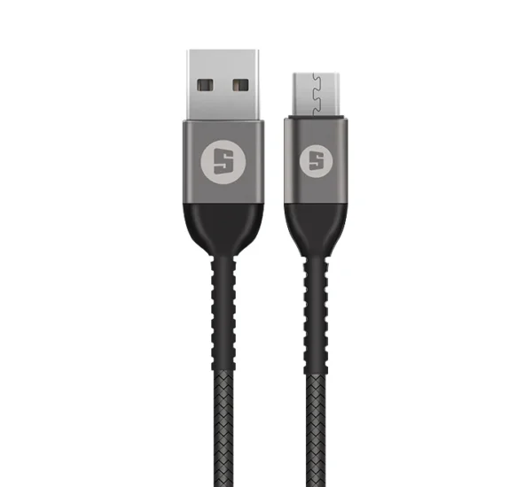 Space ChargeSync Rope 2M Micro USB Cable CE-441 - Extra Long 6.5ft Fast Charging - Image 4