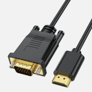 VGA Male To HDMI Male Converter Adapter Video Cable - 1.8 Meter
